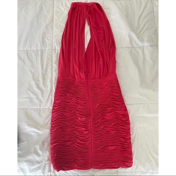 BCBG MAXAZRIA Red/Orange Mini Dress - Picture 2 of 2